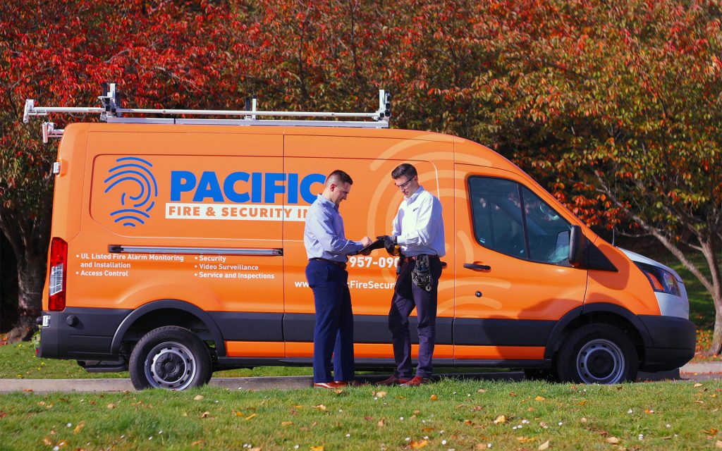 Pacific Fire & Security Van